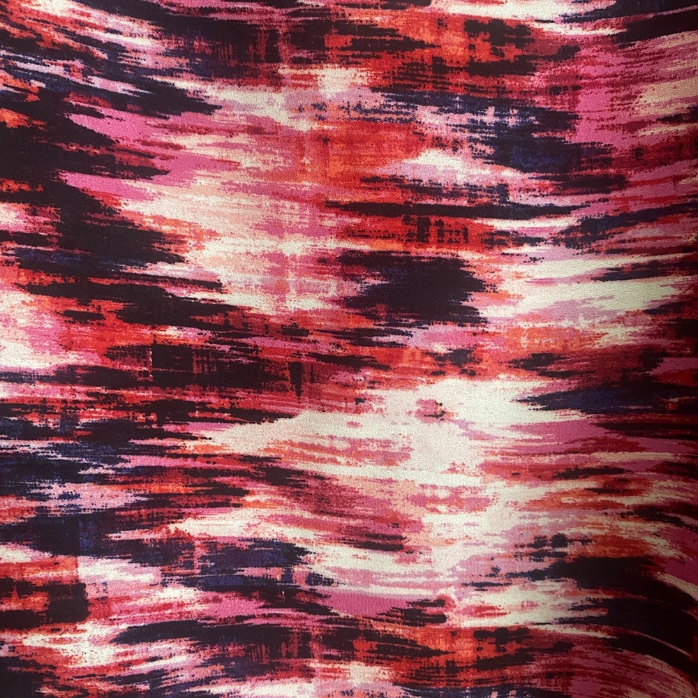 Pioneer Woman - NWOT Pink Patterned Boho Poncho(curvy size) - Picture 3 of 6